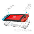 Funda protectora de cristal transparente para Nintendo Switch